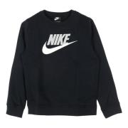 Sportswear Crewneck Sweatshirt Hybrid Crew Zwart Nike , Black , Heren