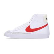 Vintage Hoge Sneaker Rood Wit Nike , White , Heren