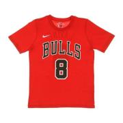 Chicago Bulls Icon Tee Zach Lavine Nike , Red , Heren