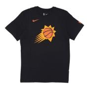 Phoenix Suns Logo Tee Nike , Black , Heren