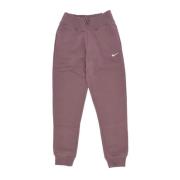 Hoge Fleece Joggers Pruim Eclipse Nike , Purple , Dames