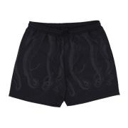 Tentacles Zwemshorts Grijs/Zwart Octopus , Black , Heren