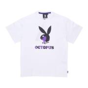 Playboy Logo Tee White T-Shirt Octopus , White , Heren