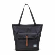 Gestreepte Retreat Tote Tas Herschel , Black , Unisex