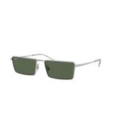 Zilver Groen Donker Stijl Zonnebril Ray-Ban , Gray , Unisex