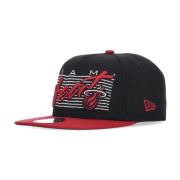 Miami Heat Platklep Pet New Era , Black , Unisex