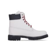 Premium Bright White High Boot Timberland , White , Heren