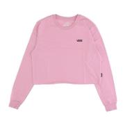 Korte Mouw Crop T-shirt Lila Vans , Pink , Dames