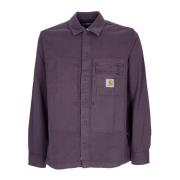 Artisjok Langemouw Overhemd Moraga Twill Carhartt Wip , Purple , Heren