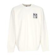 Iconische Crewneck Sweatshirt Lichtgewicht Franse Terry Obey , Beige ,...