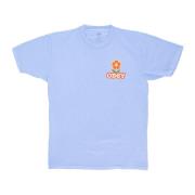 Bloem Pigment Tee Korte Mouwen T-shirt Obey , Blue , Heren