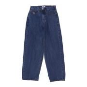 Baggy Denim Stonewash Indigo Heren Jeans Obey , Blue , Heren