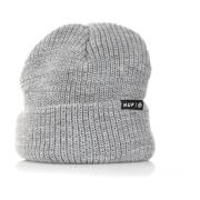 Grijze Heather Geribbelde Beanie Muts HUF , Gray , Heren