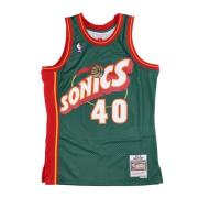 Seattle Supersonics Swingman Jersey Shawn Kemp Mitchell & Ness , Green...