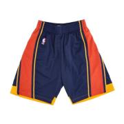 NBA Basketbalshorts Teamkleuren Mitchell & Ness , Blue , Heren