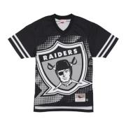 NFL Big Face 7.0 Voetbalshirt Mitchell & Ness , Black , Unisex