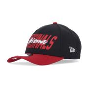 Arizona Cardinals Gebogen Klep Pet Zwart New Era , Black , Unisex