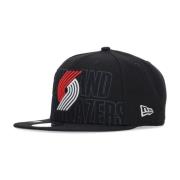 Portland Trail Blazers Platklep Pet New Era , Black , Unisex