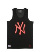 MLB Team Logo Tank Top Zwart/Rood New Era , Black , Heren