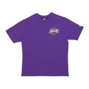 NBA Infill Team Logo Oversize Tee New Era , Purple , Heren