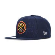 Denver Nuggets Platte Klep Snapback Pet New Era , Blue , Unisex