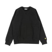 Chase Sweatshirt Zwart/goud Carhartt Wip , Black , Heren