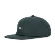 Platte klep pet Bold Twill Strapback Obey , Green , Heren