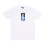 Gundam Witte Tee Korte Mouw T-shirt HUF , White , Heren