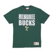 Milwaukee Bucks NBA Tee Mitchell & Ness , Green , Heren