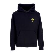 Zwarte hoodie met geribbelde details Propaganda , Black , Heren