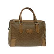 Pre-owned Canvas handbags Celine Vintage , Beige , Dames