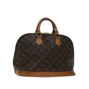 Pre-owned Canvas handbags Louis Vuitton Vintage , Brown , Dames