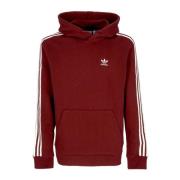 3-Stripes Hoodie Shadow Red Adidas , Red , Heren