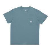 Zak Pigment Tee North Atlantic T-Shirt Element , Blue , Heren