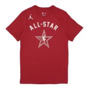 NBA All Star Game Tee Luka Doncic Jordan , Red , Heren