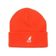 Winter Veiligheids Oranje Geribbelde Muts Kangol , Orange , Heren