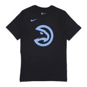 Atlanta Hawks Logo Tee Zwart Nike , Black , Heren