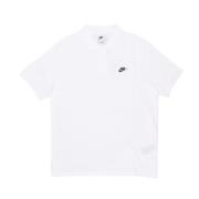 Essential Pique Polo Shirt Wit/Zwart Nike , White , Heren