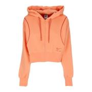 Air Fleece Zip Hoodie Orange Nike , Orange , Dames