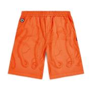 Shorts Octopus , Orange , Heren