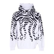 Zebra Hoodie Lichtgewicht Sweatshirt Mannen Octopus , White , Heren