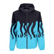 Lichtblauwe Windbreaker Jas Octopus , Blue , Heren