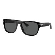 Klassieke Unisex Zonnebril Persol , Black , Unisex