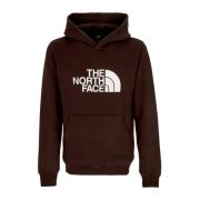 Kolenbruine hoodie met kangoeroezak The North Face , Brown , Heren