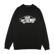 Zwarte hoodie met trekkoord en logo Vans , Black , Heren