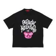 Zwarte Paradise Tee Crew Neck T-shirt Acupuncture , Black , Heren