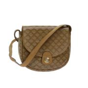 Pre-owned Leather celine-bags Celine Vintage , Beige , Dames