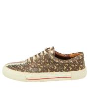 Pre-owned Coated canvas sneakers Burberry Vintage , Multicolor , Heren