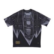 Milan Cathedral Print Heren T-shirt Zwart Dolly Noire , Black , Heren