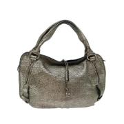 Pre-owned Leather handbags Celine Vintage , Gray , Dames